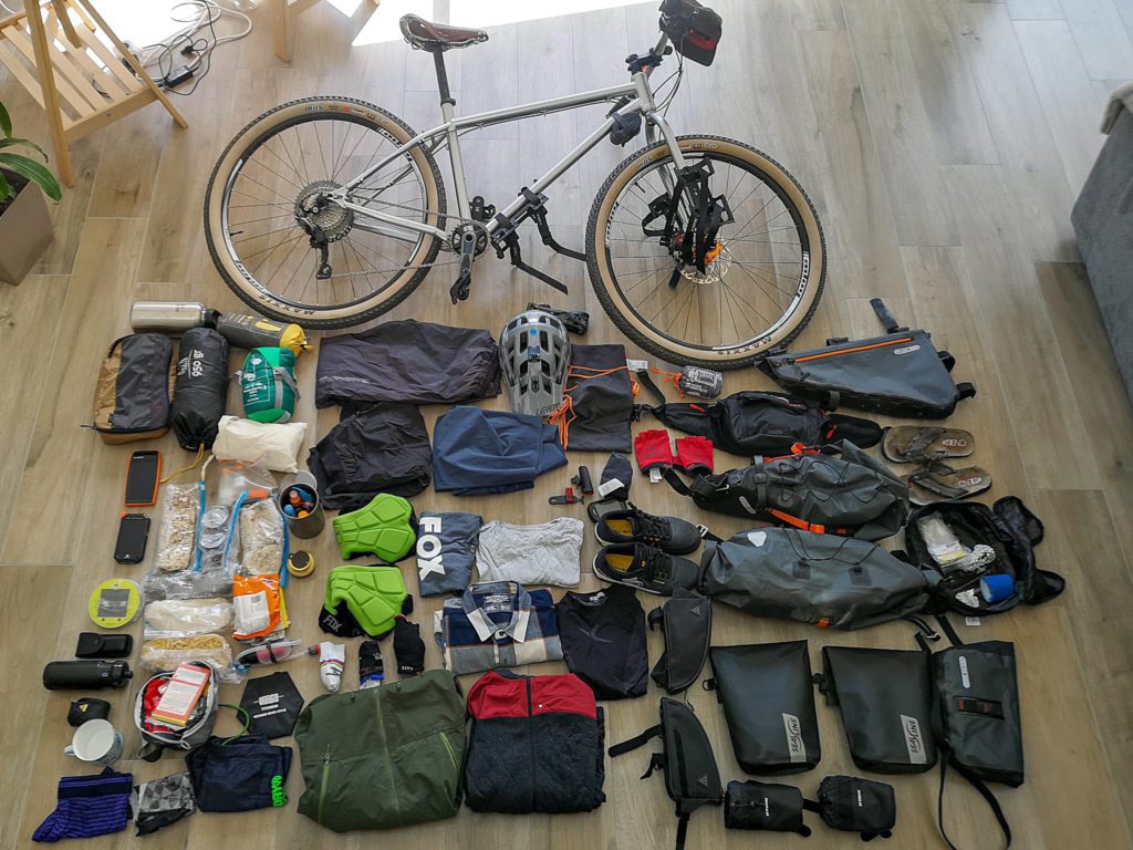 mes équipements bikepacking